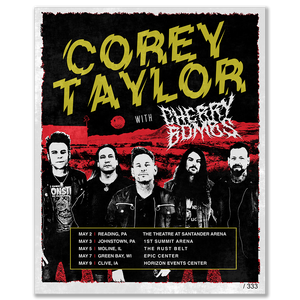 Corey Taylor May 2023 Tour Poster